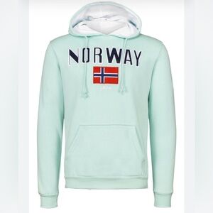 Norway hoodie light green